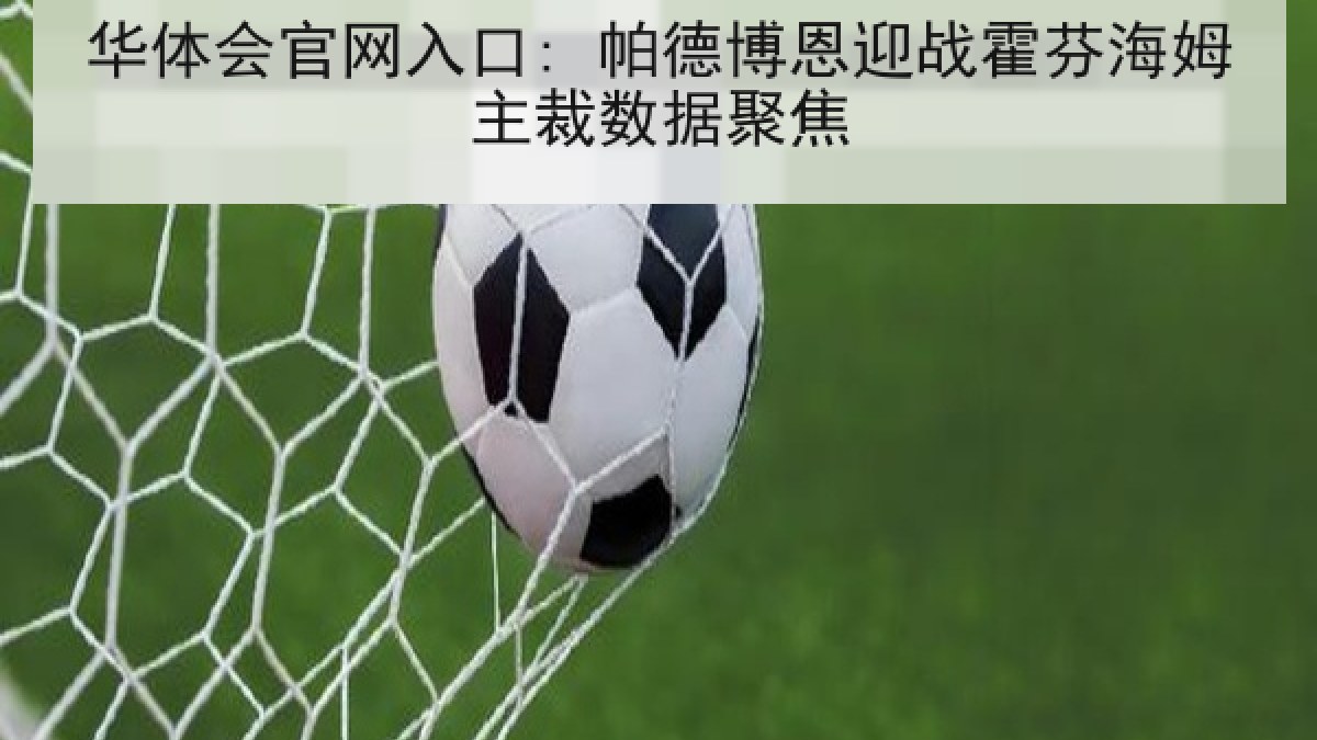 华体会官网入口: 帕德博恩迎战霍芬海姆主裁数据聚焦 华体会官网入口: 帕德博恩迎战霍芬海姆主裁数据聚焦